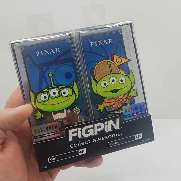 Figpin Toy Story Alien Carl 458 & Russell 459 Boxlunch Exclusive UP - Picture 2 of 6